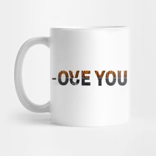 love you, fck you, valentines day Mug